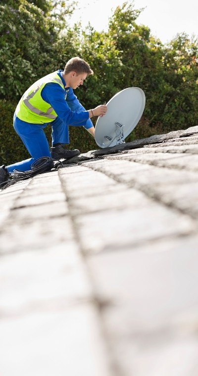 Satellite Dish Antenna Installation